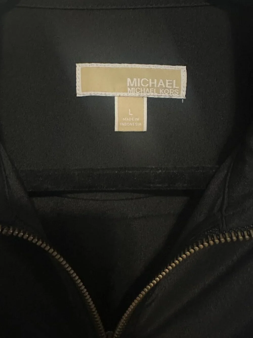 Micheal Kors Front-zip Utility Shirt